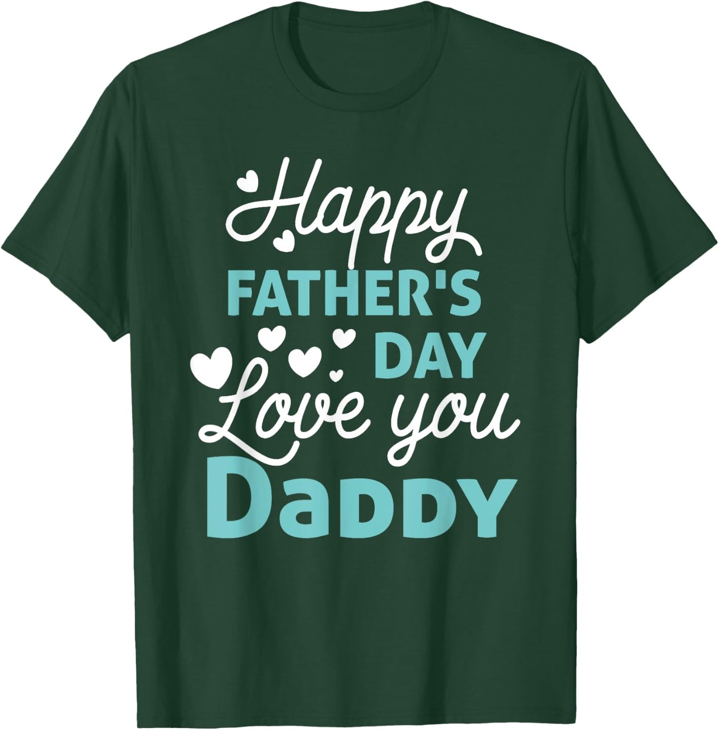 Happy Fathers Day Daddy Shirt 2025 for Dad Kids T-Shirt - T-Shirt | Forest