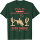 Dad Daddy First Rodeo 1st Birthday Cowboy Family Matching T-Shirt - T-Shirt | Forest