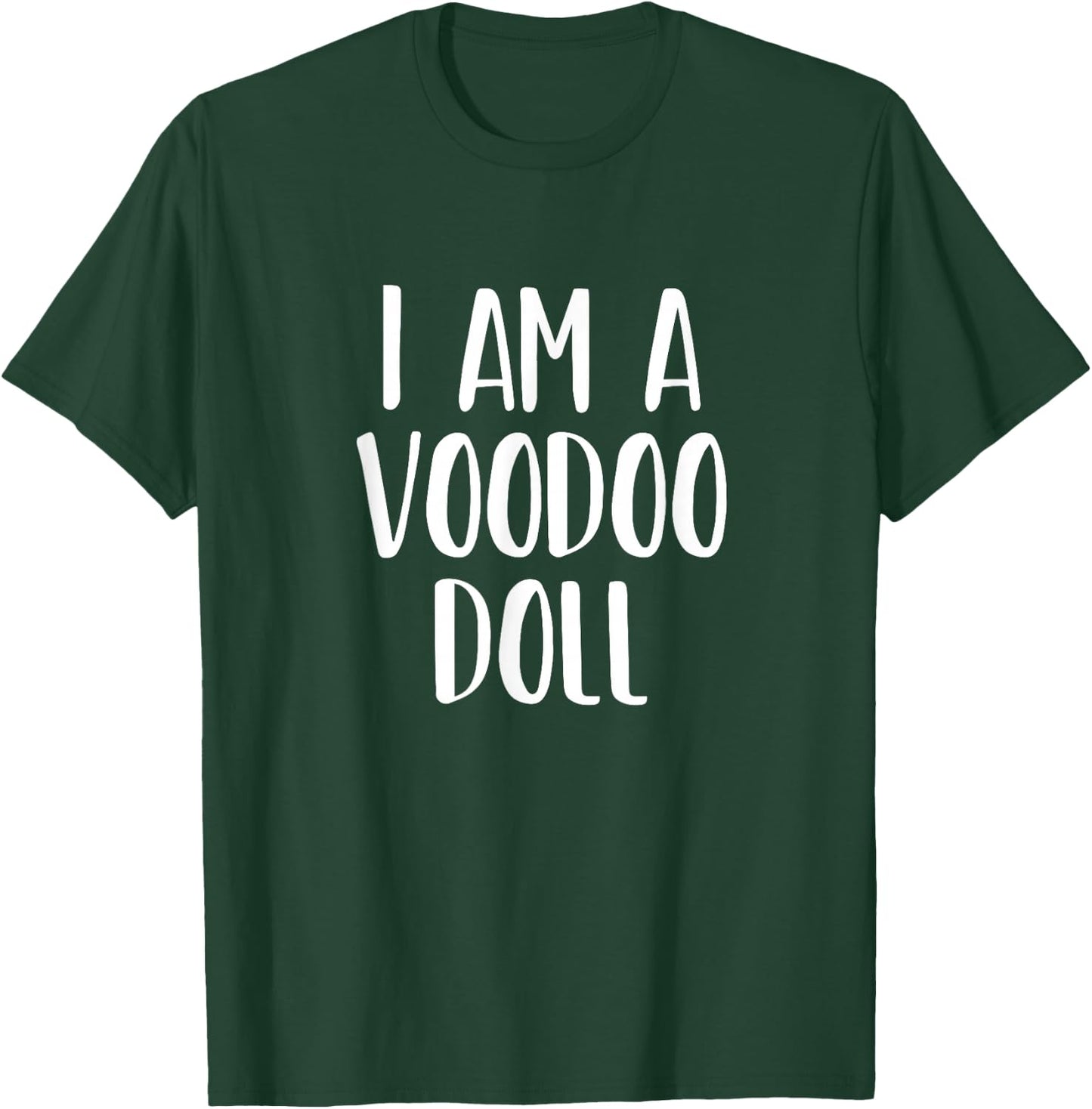 I Am A Voodoo Doll Halloween I'm Simple Costume Lazy T-Shirt - T-Shirt | Forest