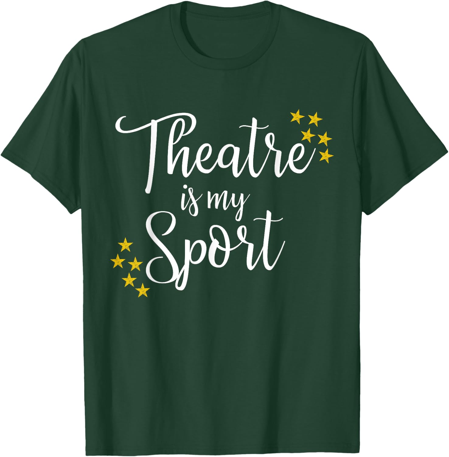 Theatre Is My Sport Musical Drama Teen Girls Youth Kids T-Shirt - T-Shirt | Forest