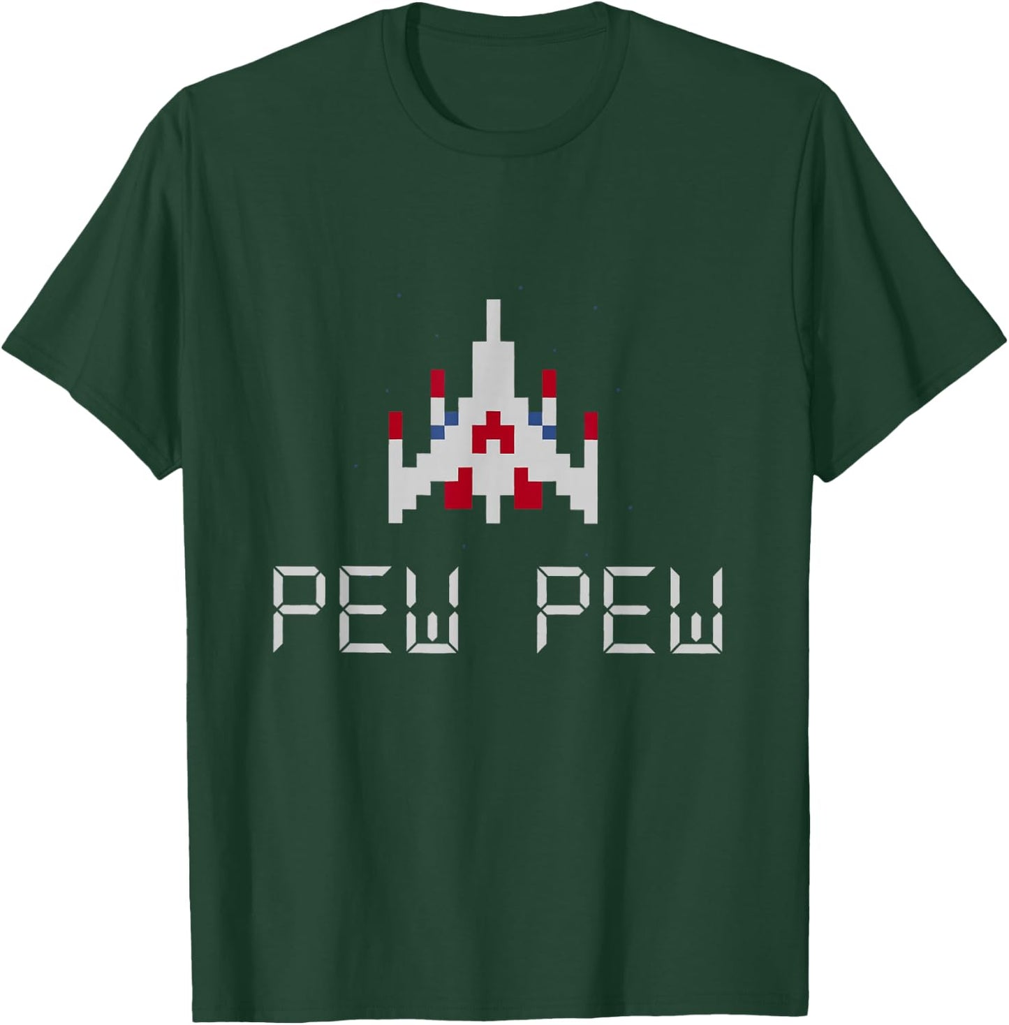 Arcade Retro video game ship T-Shirt - T-Shirt | Forest