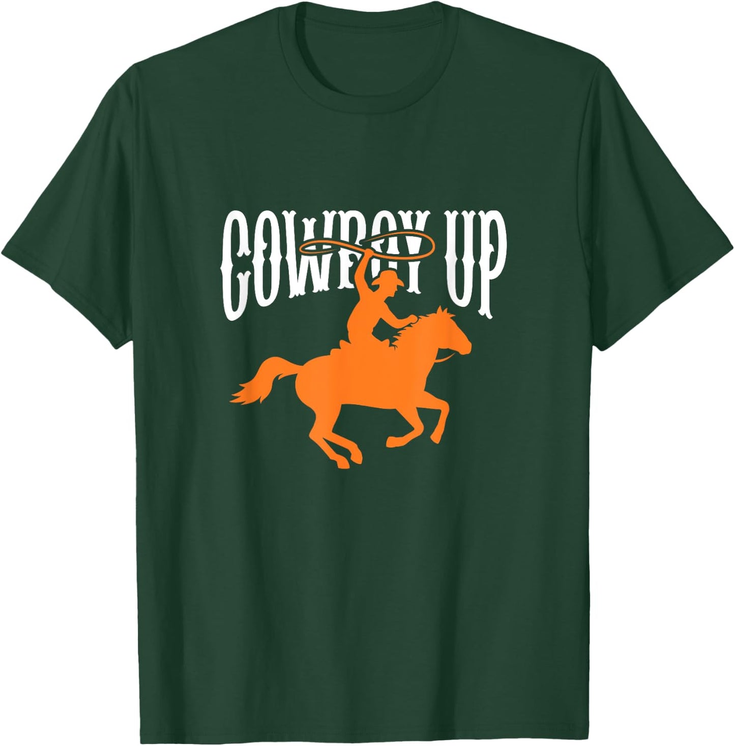 Cowboy Cowgirl Rodeo Western Southern : Cowboy, Horseback Riding, Equestrian, , Small, Black, Short Sleeve T-Shirt - T-Shirt | Forest