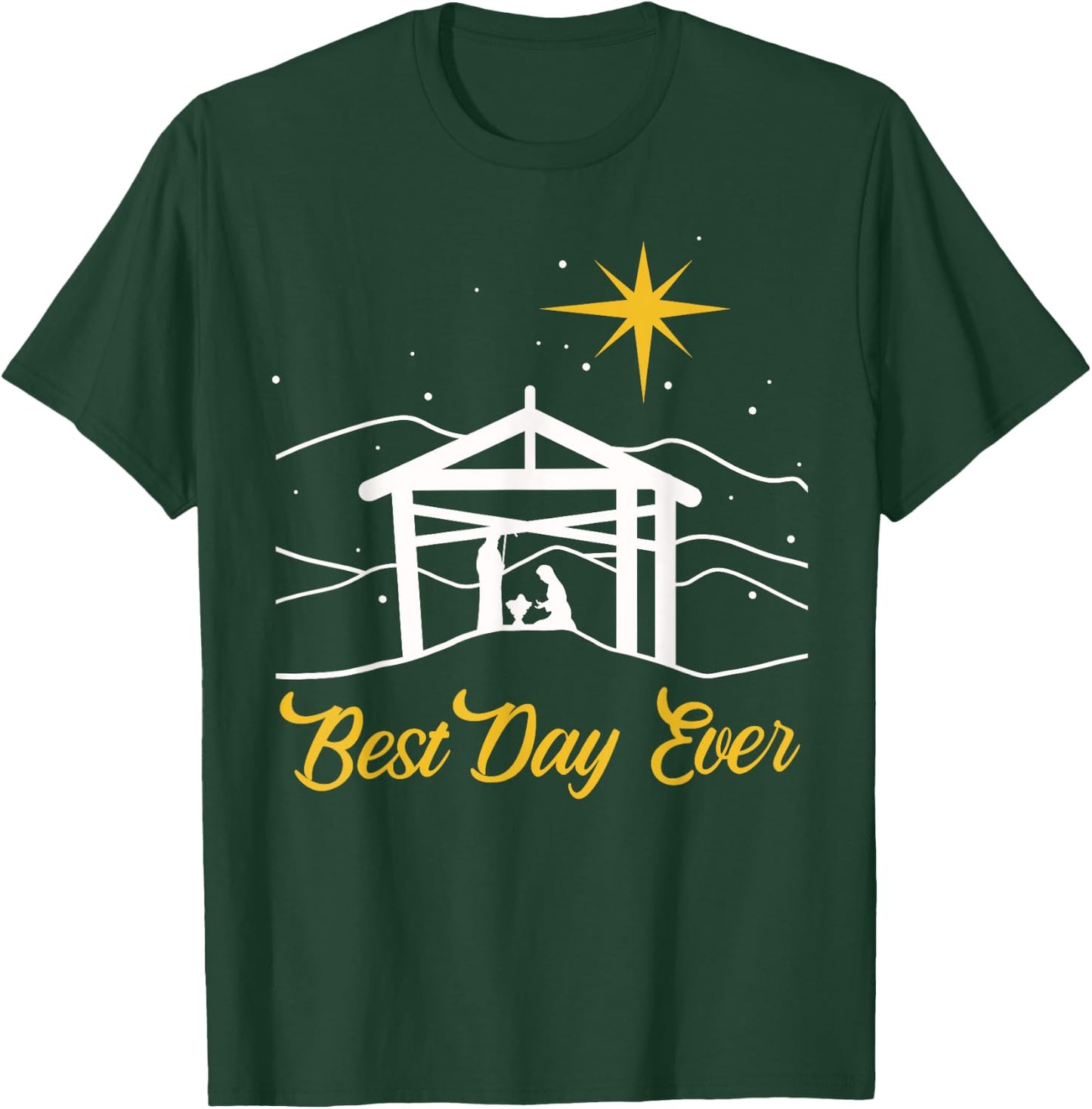 True Story Christmas Jesus Nativity gift, Christian gift T-Shirt - T-Shirt | Forest