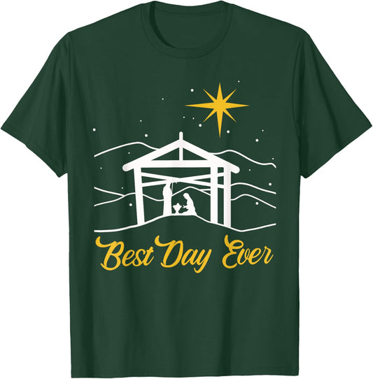 True Story Christmas Jesus Nativity gift, Christian gift T-Shirt - T-Shirt | Forest