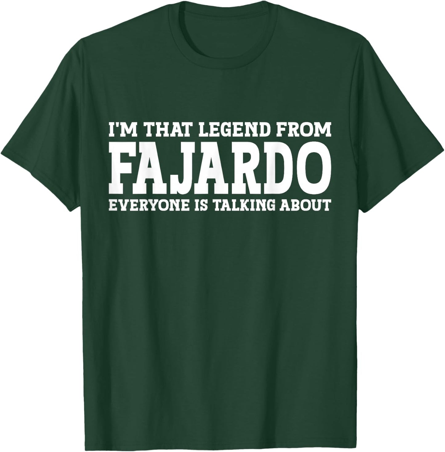 Fajardo Hometown PR Puerto Rico Home Roots City Fajardo T-Shirt - T-Shirt | Forest