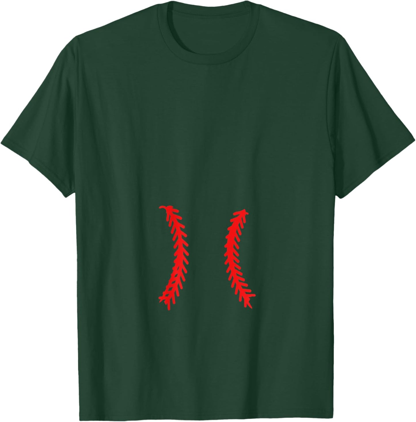 Pregnant Baseball Mom Pregnancy Announcement T-Shirt - T-Shirt | Forest