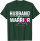 Husband Of A Warrior Breast Cancer Awareness T-Shirt - T-Shirt | Forest