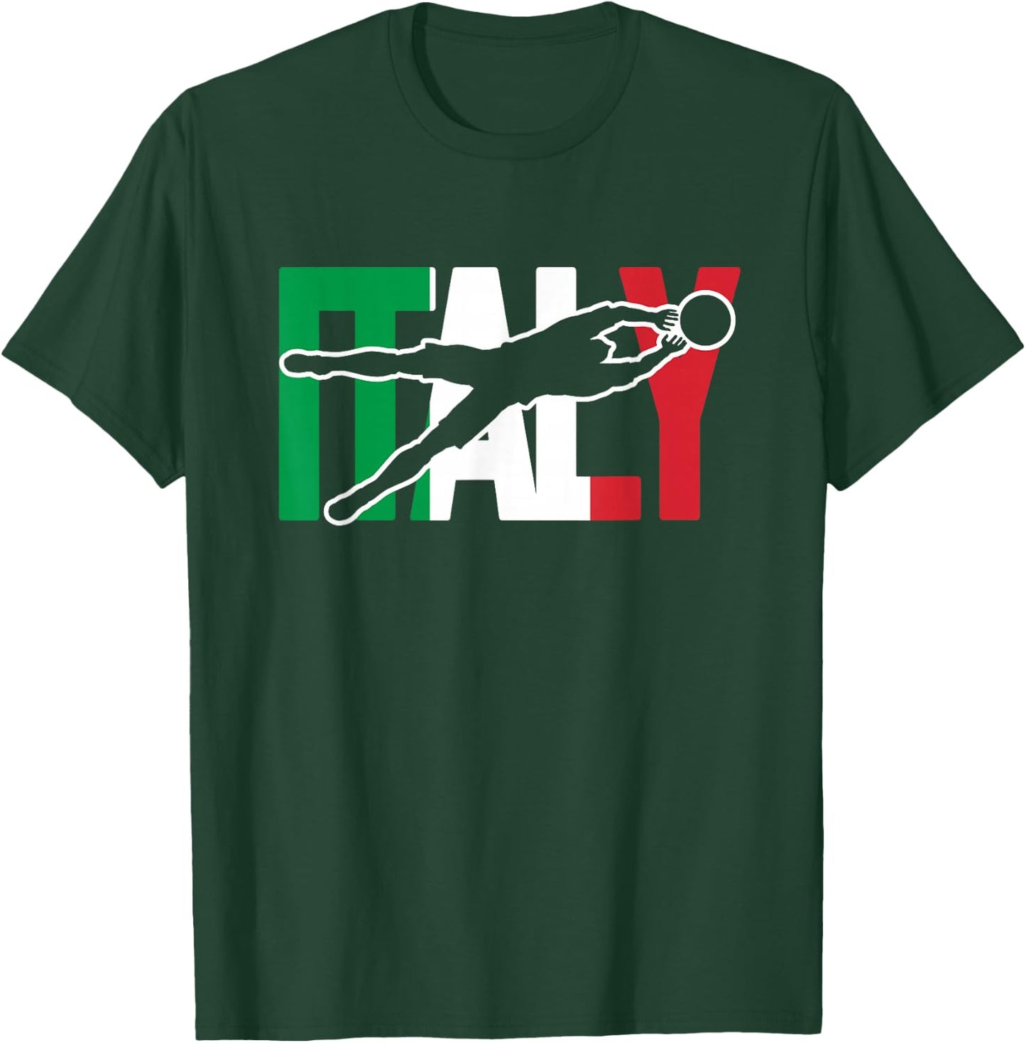Italy Soccer Jersey Italia Azzurri Gifts for Italian Soccer T-Shirt - T-Shirt | Forest