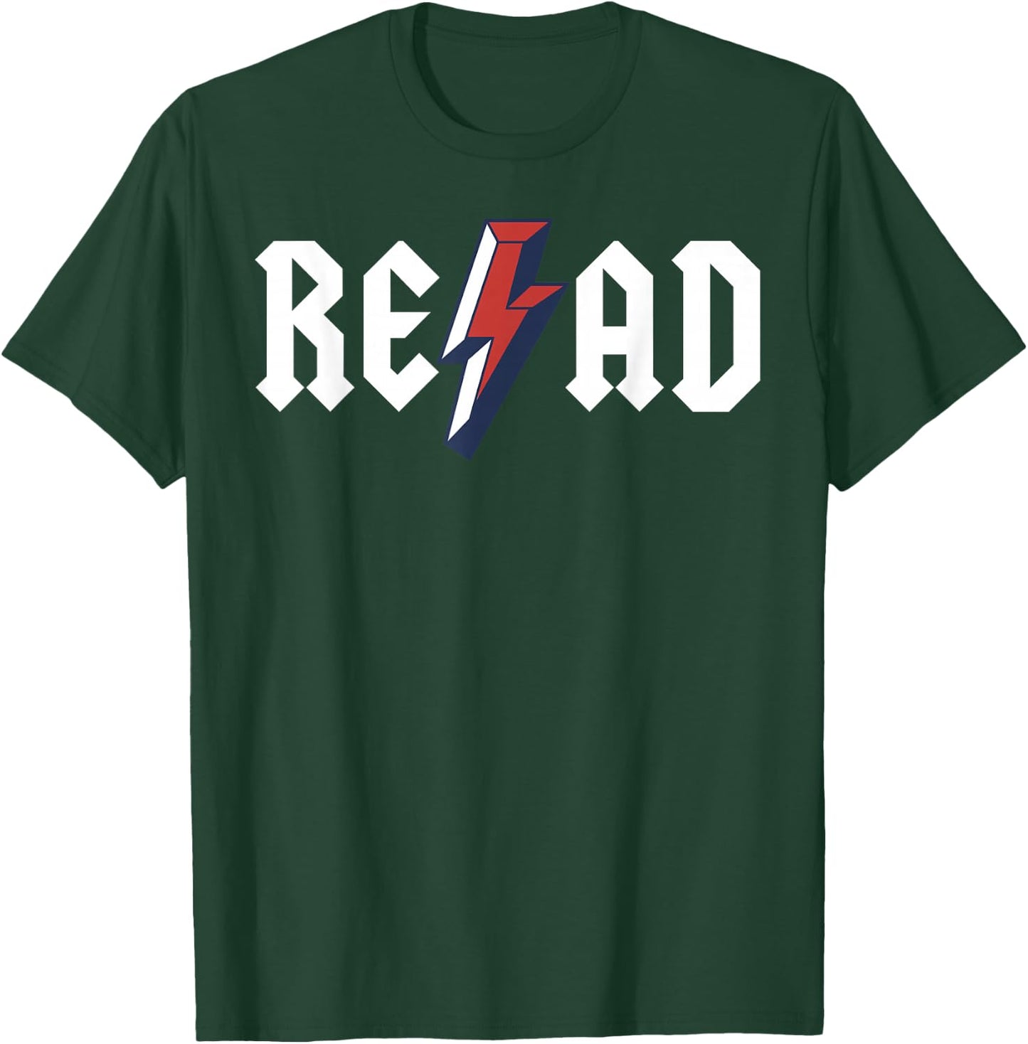Read Rock N Roll Reading Rock Star Funny Books Lover Gift T-Shirt - T-Shirt | Forest