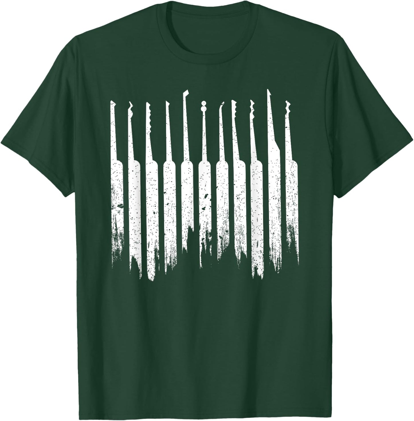 Lock Pick Tools - Lock Picking - Lock Picker and Locksmith T-Shirt - T-Shirt | Forest