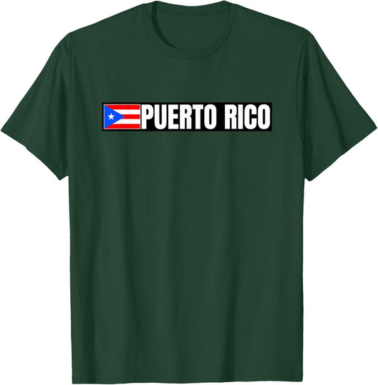Puerto Rico Flag T-Shirt - T-Shirt | Forest
