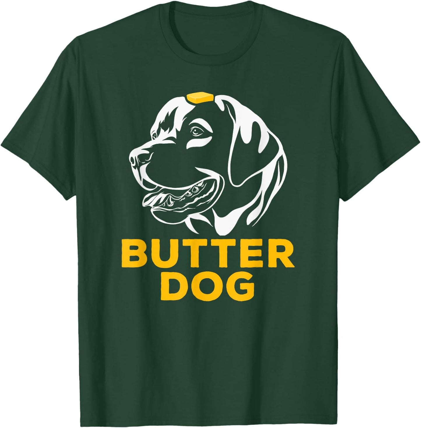 Butter Dog - The Dog With The Butter On Him Funny Meme Men Women T-Shirt - T-Shirt | Forest