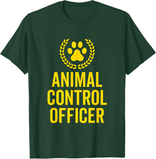 Animal Control Rescue Officer Halloween Animal Activist Gift T-Shirt - T-Shirt | Forest