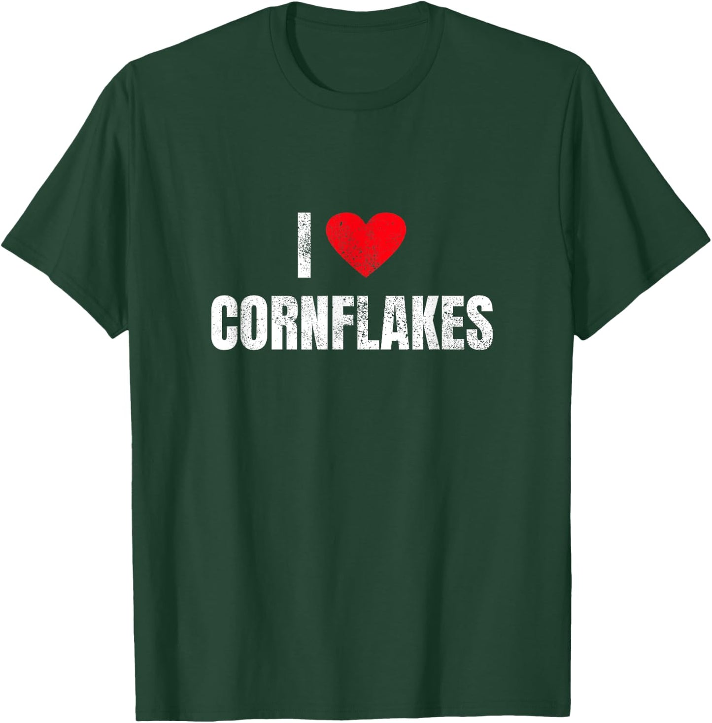 I Love Cornflakes Breakfast Riser Morning Group T-Shirt - T-Shirt | Forest