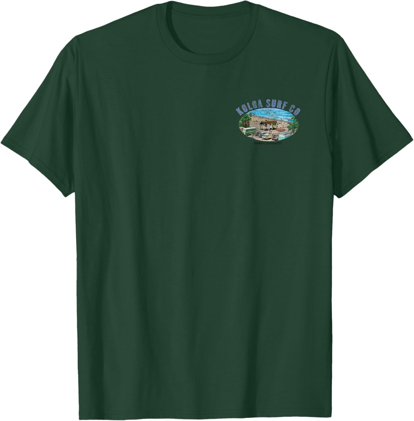 Koloa Surf San Onofre Beach Graphic T-Shirt - T-Shirt | Forest