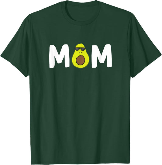 Avocado Mom Guacamole Mom Vegan Mom Avocados Gift T-Shirt - T-Shirt | Forest