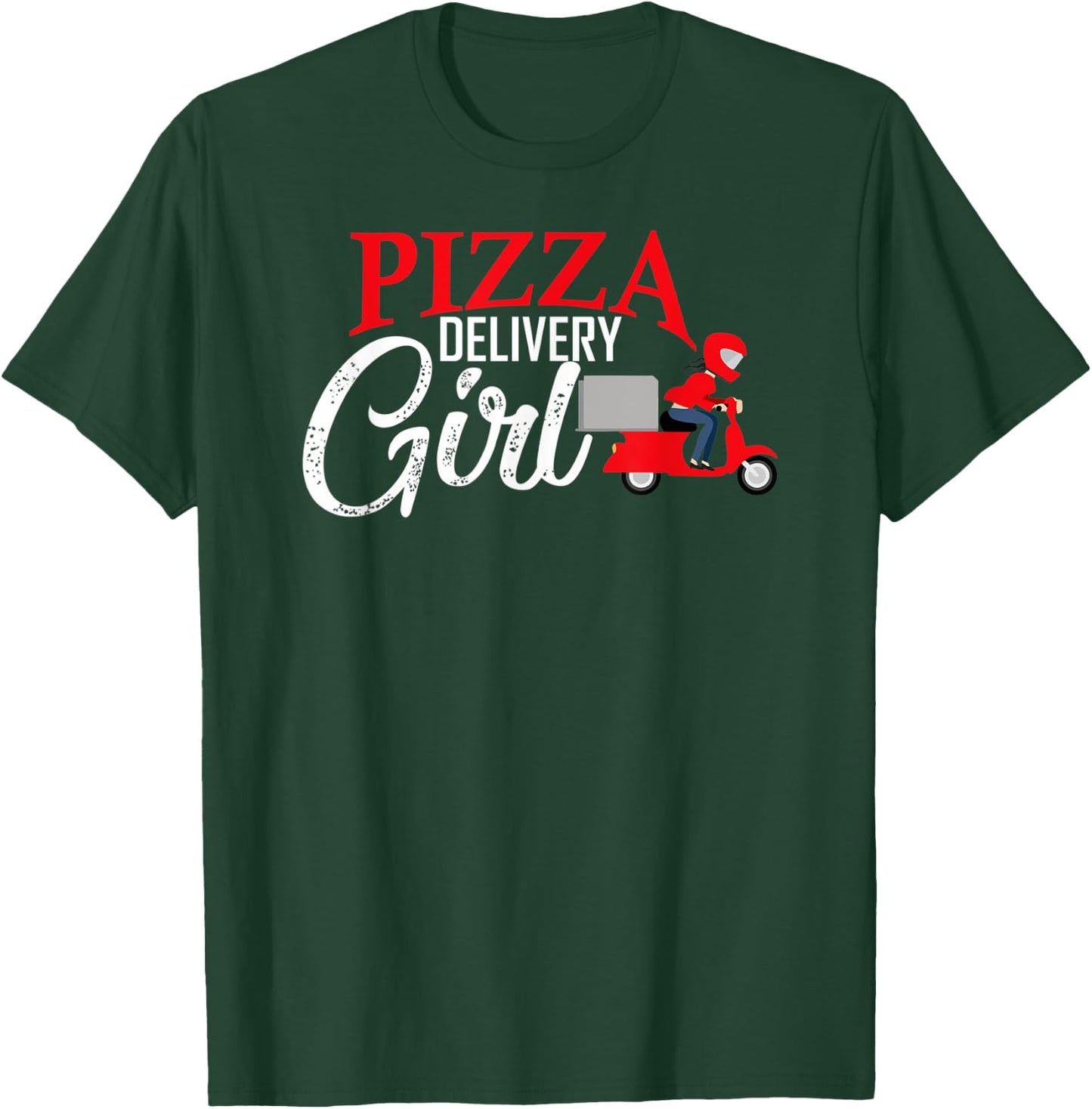 Pizza delivery girl matching pizza costume girls T-Shirt - T-Shirt | Forest