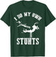 I Do My Own Stunts - Accident, Broken, Injury - Horse T-Shirt - T-Shirt | Forest