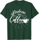 Kindness And Coffee Graphic Blessed Inspirational Teacher Women Kids T-Shirt - T-Shirt | Forest
