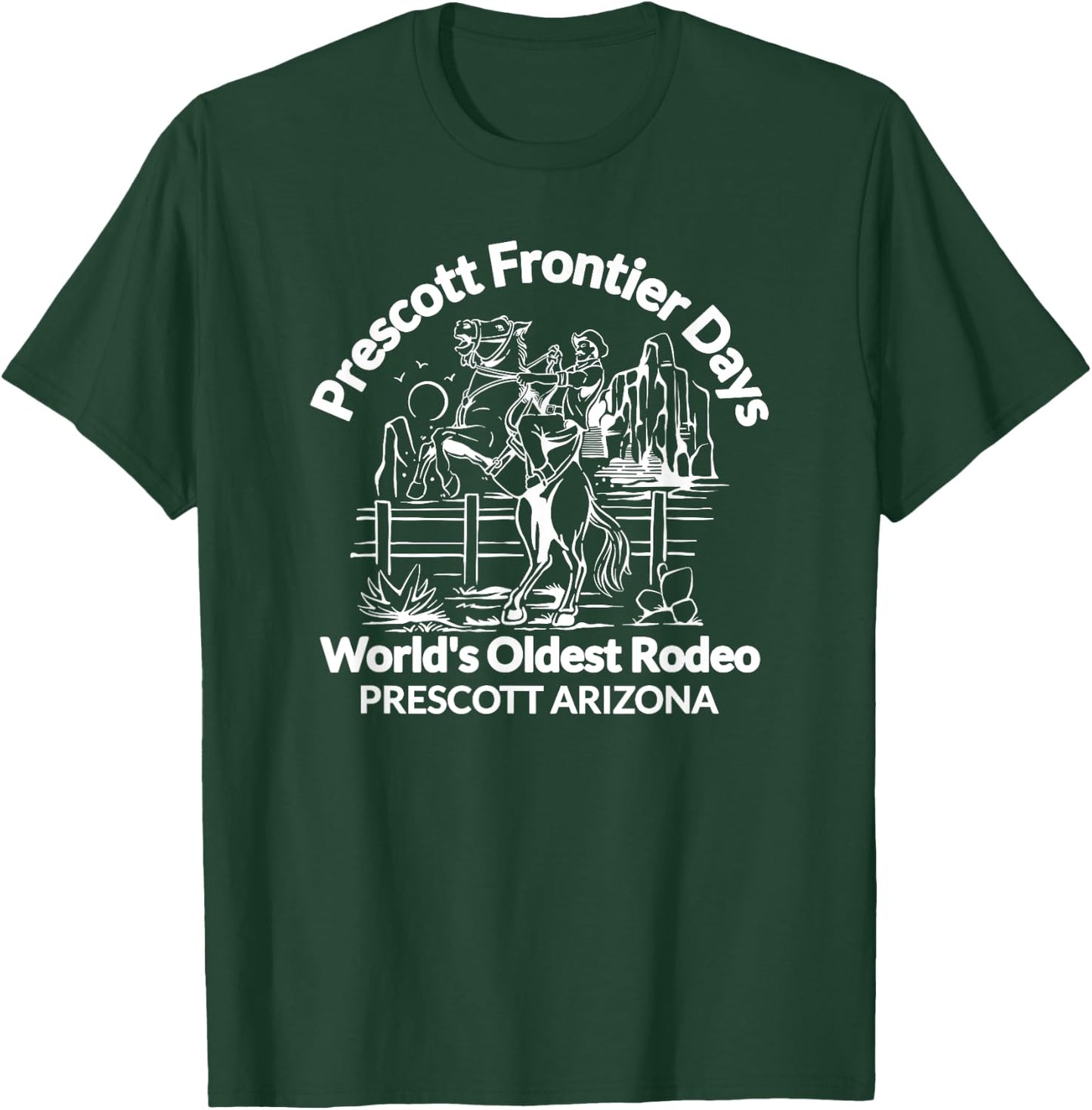 Prescott Arizona Frontier Days World's Oldest Rodeo AZ T-Shirt - T-Shirt | Forest