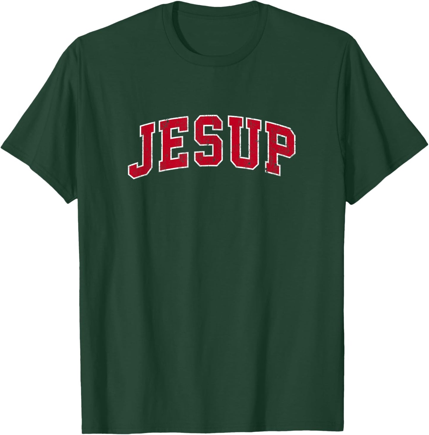 Jesup Georgia GA Vintage Sports Design Red Design T-Shirt - T-Shirt | Forest
