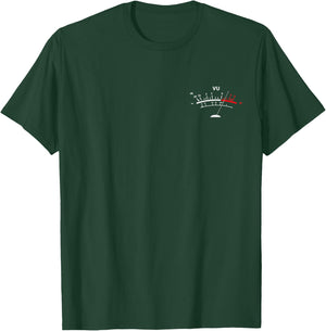 Retro VU Meter Vintage DJ Audio Stereo Music Sound T-Shirt - T-Shirt | Forest