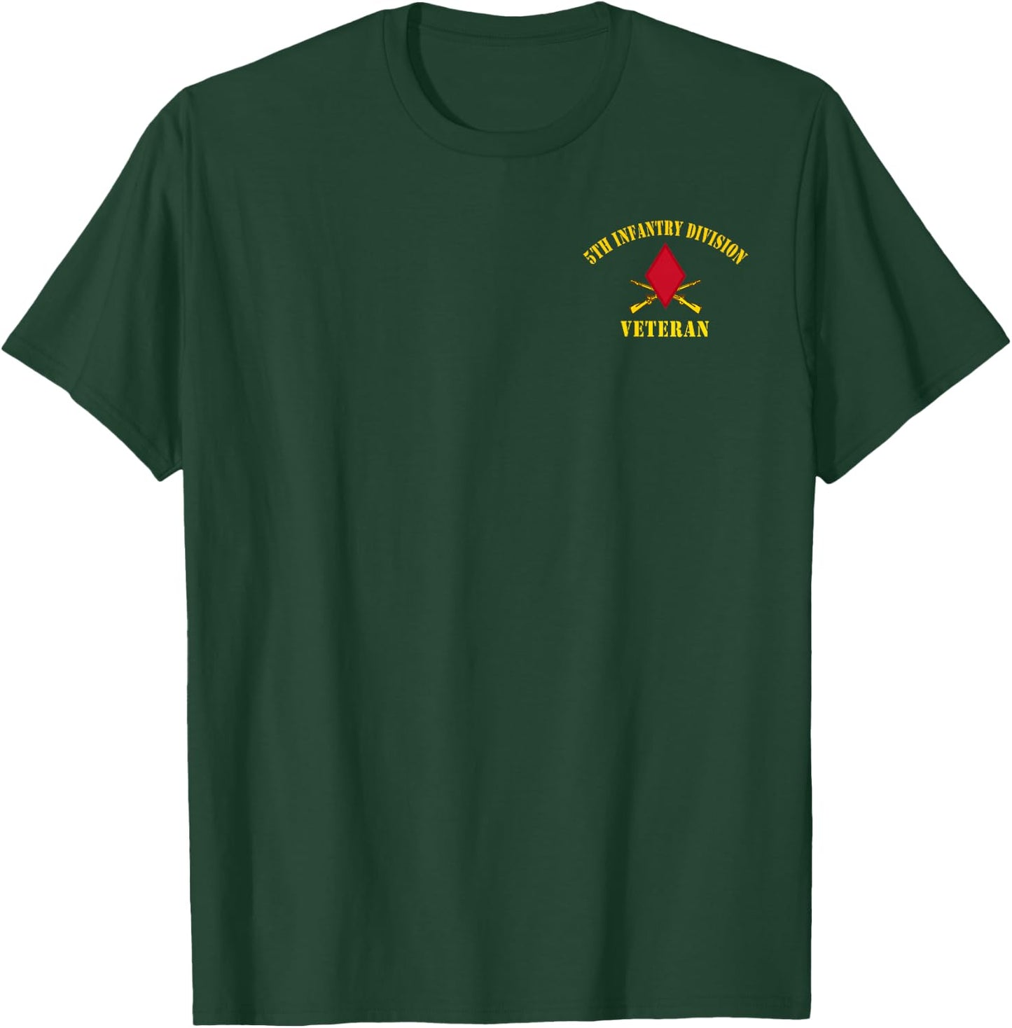 "Red Devils" 5th Infantry Division Shirt Veterans Day T-Shirt - T-Shirt | Forest