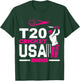 T20 Cricket 2024 USA Cricket Fans T-Shirt - T-Shirt | Forest