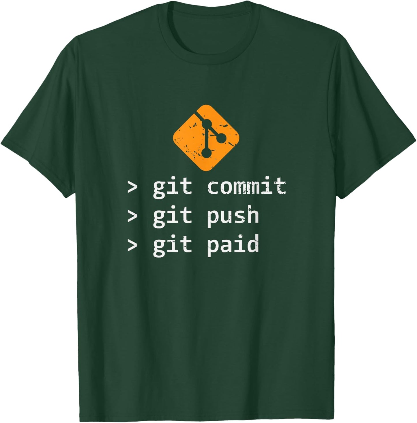 Git Commit Push Paid Programming Gift T-Shirt - T-Shirt | Forest