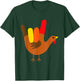 American Sign Language I Love You Thanksgiving Turkey T-Shirt - T-Shirt | Forest