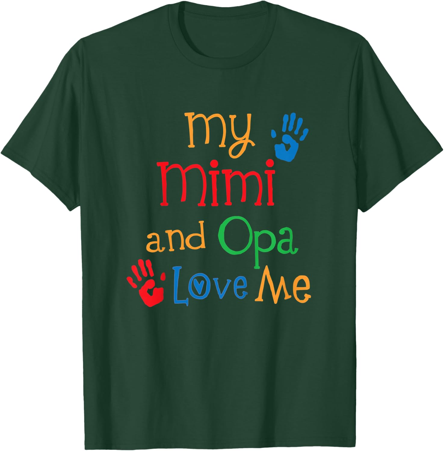 Kids My Mimi and Opa Love Me T-Shirt - T-Shirt | Forest