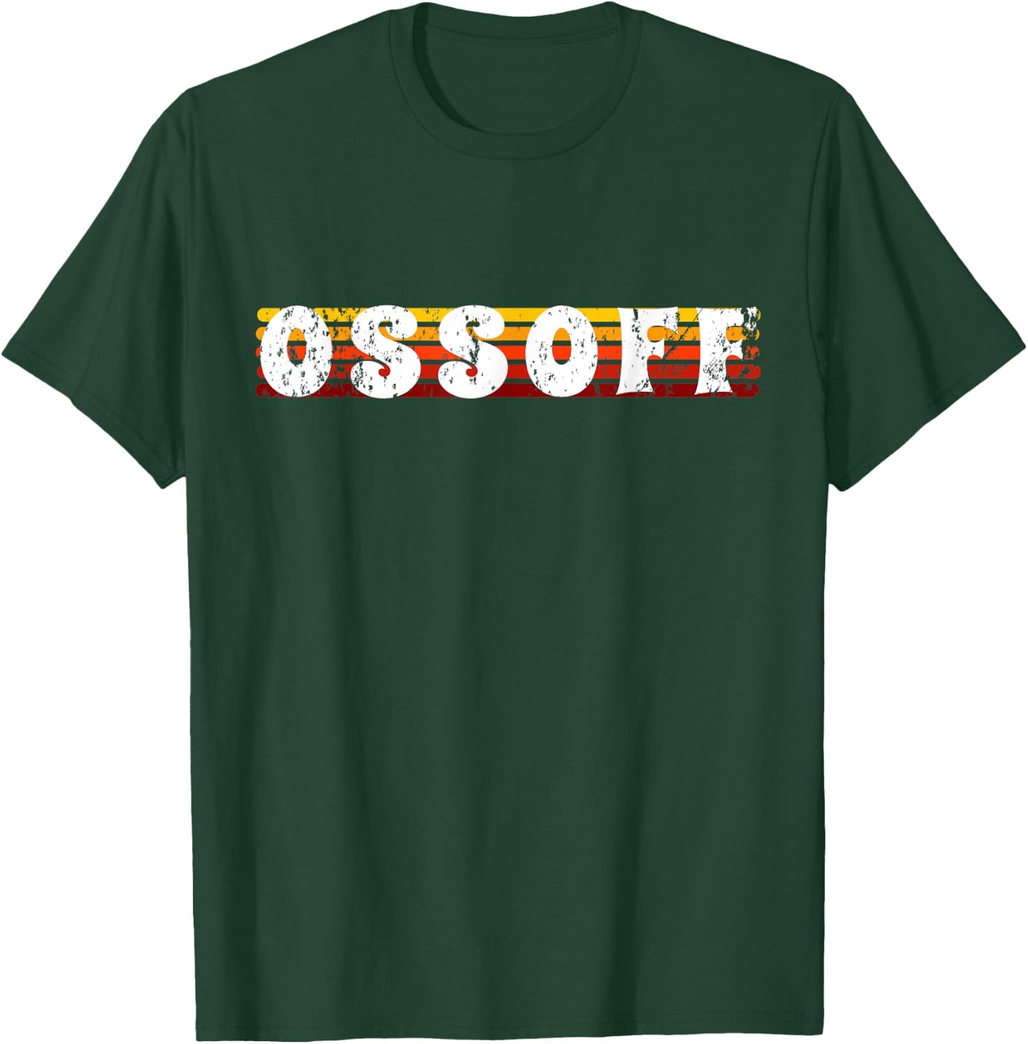 Jon Ossoff Senator Ossoff Retro Georgia Runoff Vintage T-Shirt - T-Shirt | Forest