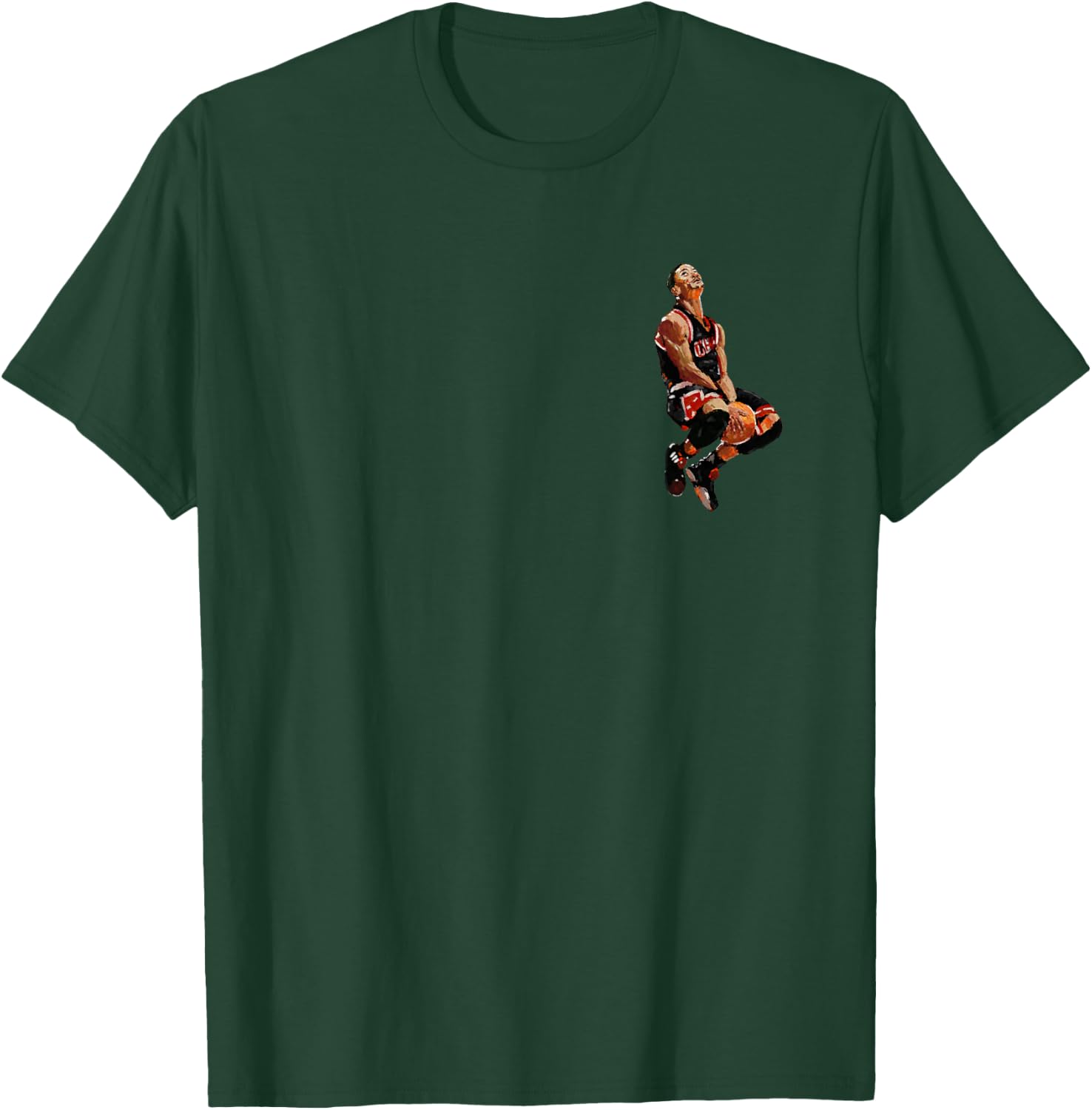 impressionistic d Rose Jersey Small T-Shirt - T-Shirt | Forest