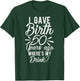 50th Birthday Mom of 50 Year Old Men Women Birthday T-Shirt - T-Shirt | Forest