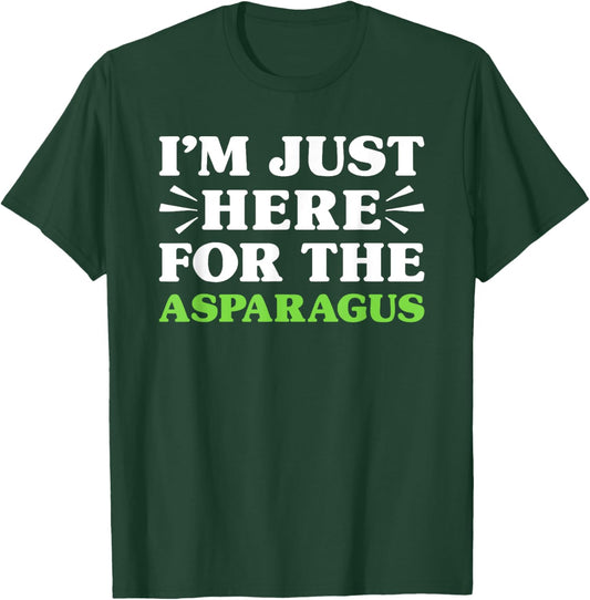 Asparagus I Love Asparagus Funny Food Lover T-Shirt - T-Shirt | Forest