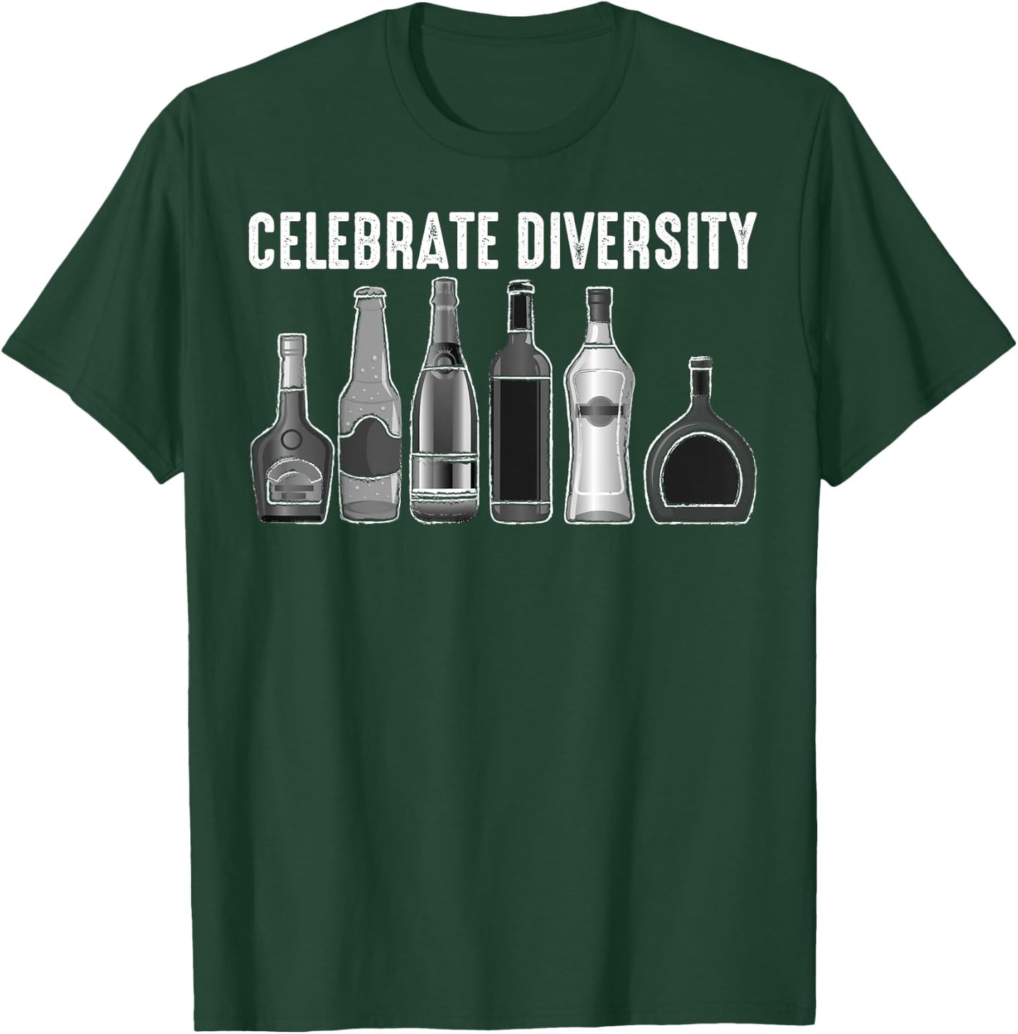Funny Celebrate Diversity Beer Drinking Gift Women T-Shirt - T-Shirt | Forest