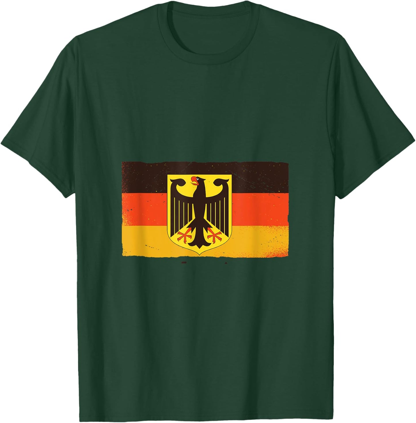 GER German Eagle Bird Germany Deutschland Country Gift T-Shirt - T-Shirt | Forest