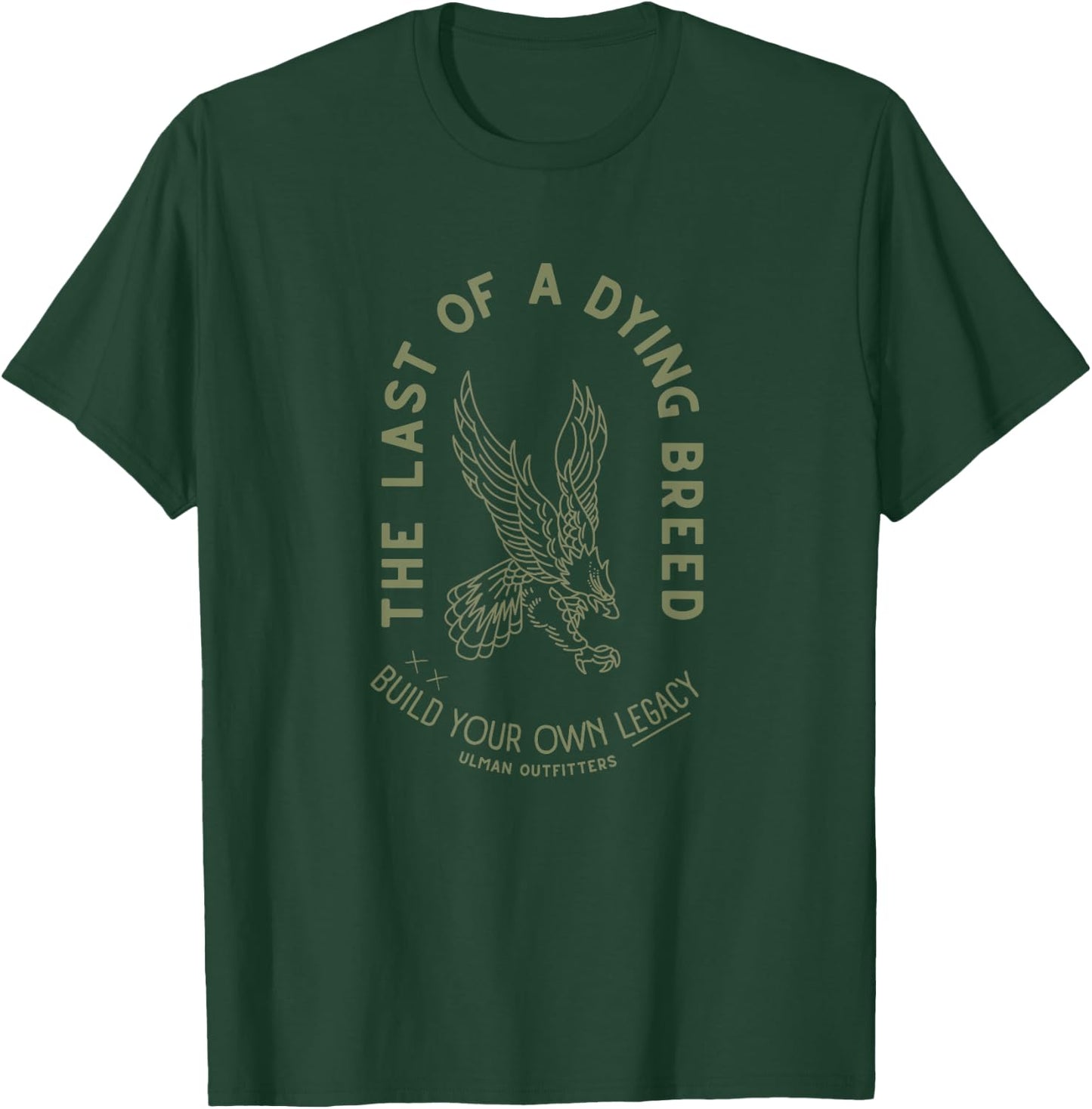 Legacy American Sage and Army Green Eagle T-Shirt - T-Shirt | Forest