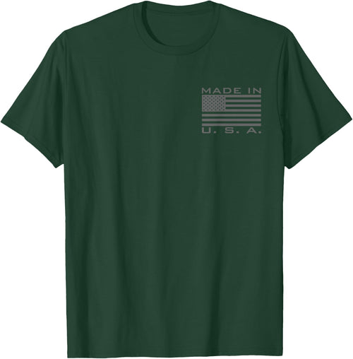 Born in Usa Raised in America American Bred Us Flag (gray)