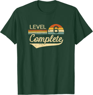 Level 6 Complete Vintage 6th Wedding Anniversary T-Shirt - T-Shirt | Forest