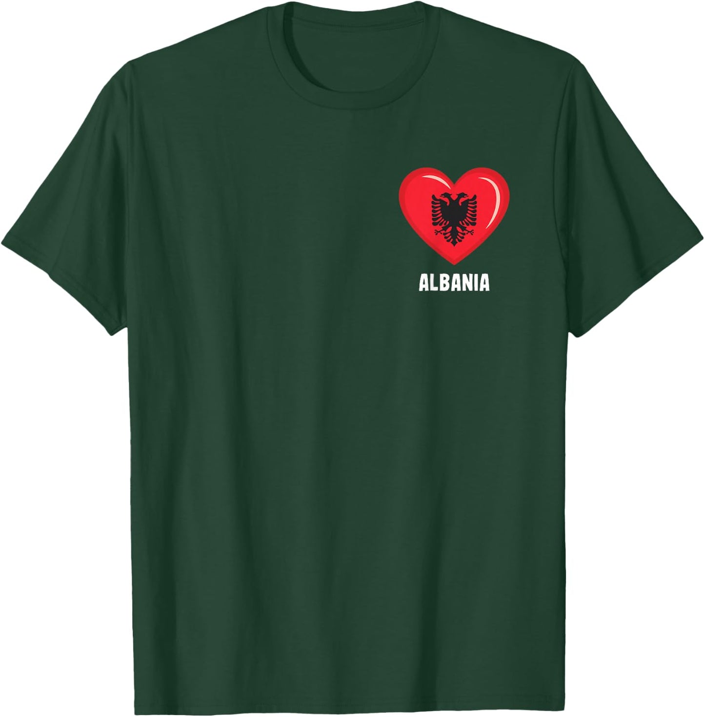 Albania Flag Shirt | Albanian T-Shirt - T-Shirt | Forest