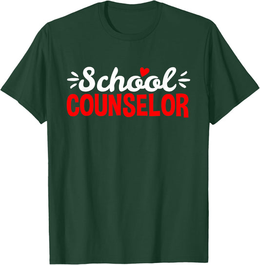 School Counselor Teacher Guidance Counseling T-Shirt - T-Shirt | Forest