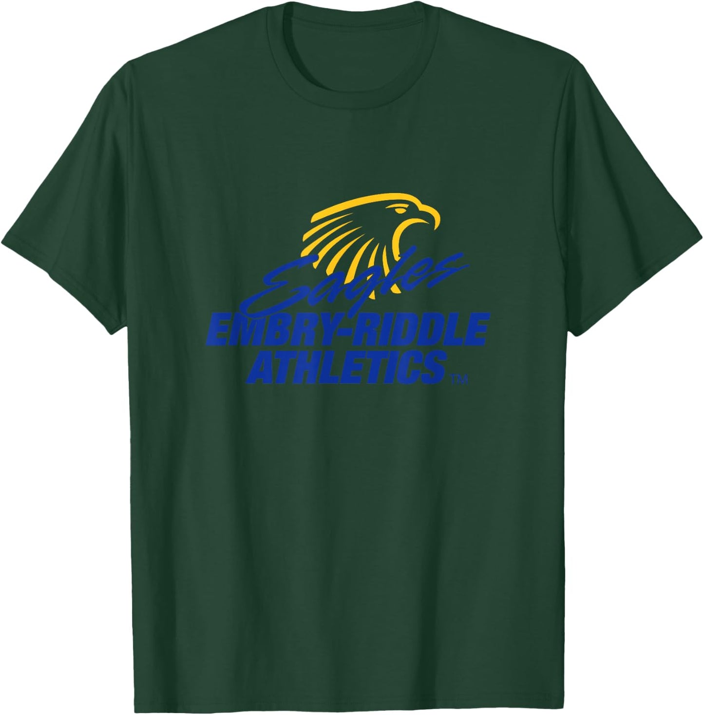 License Champs | Embry Riddle Eagles -Youth Black T-Shirt - T-Shirt | Forest