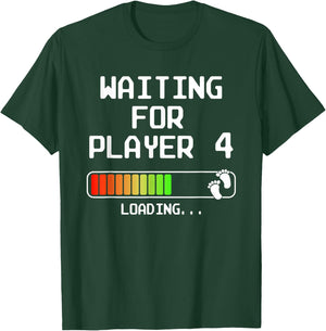 Gamer Pregnancy Announcement 2nd Baby Expectant Dad Player 4 T-Shirt - T-Shirt | Forest