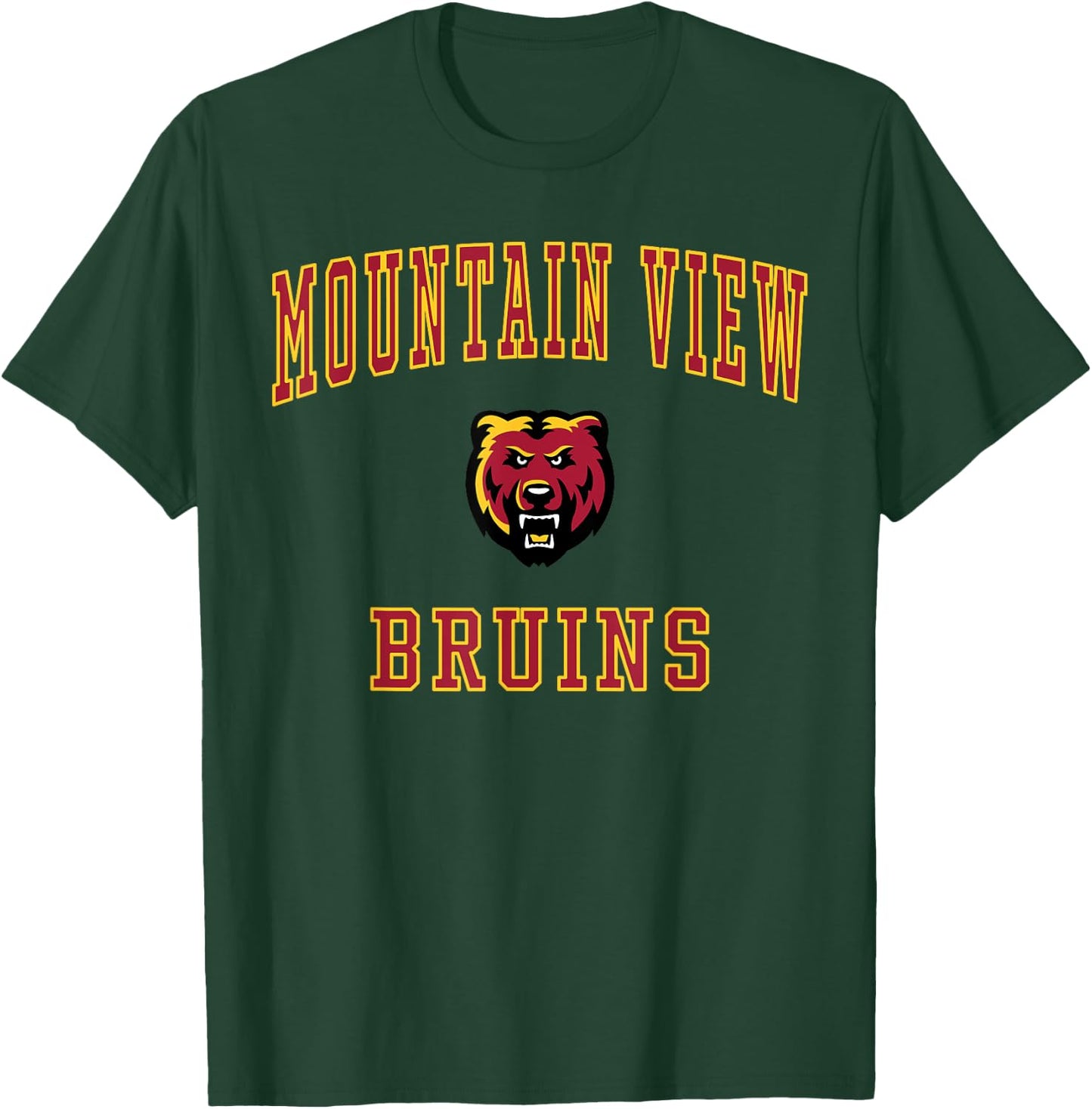 Mountain View High School Bruins T-Shirt - T-Shirt | Forest