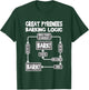 Dog Barking Logic, funny dog Gift, Funny Great Pyrenees T-Shirt - T-Shirt | Forest