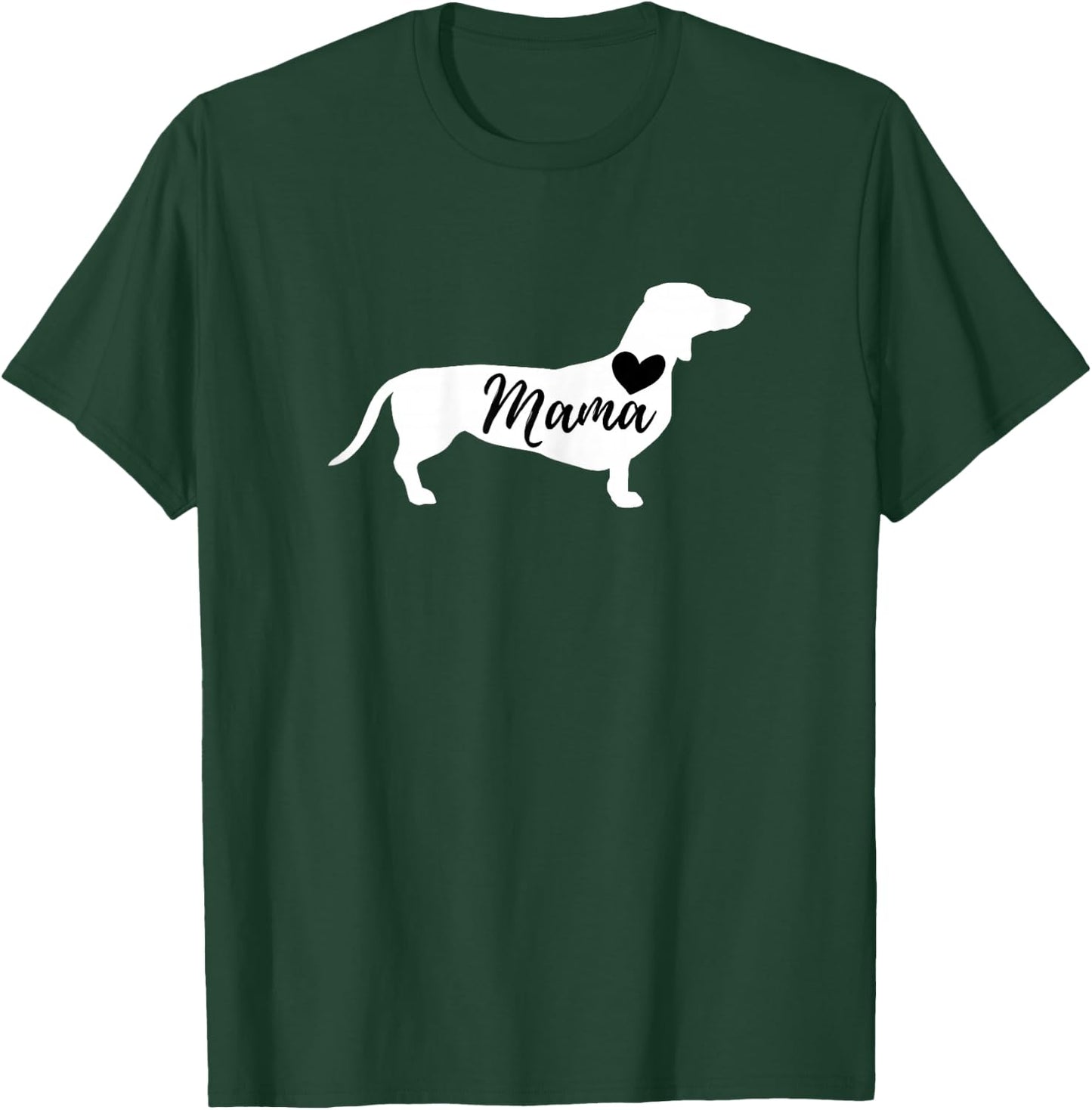 Dachshund Mama - Wiener Dog Badger Dog Sausage Dog Kids T-Shirt - T-Shirt | Forest