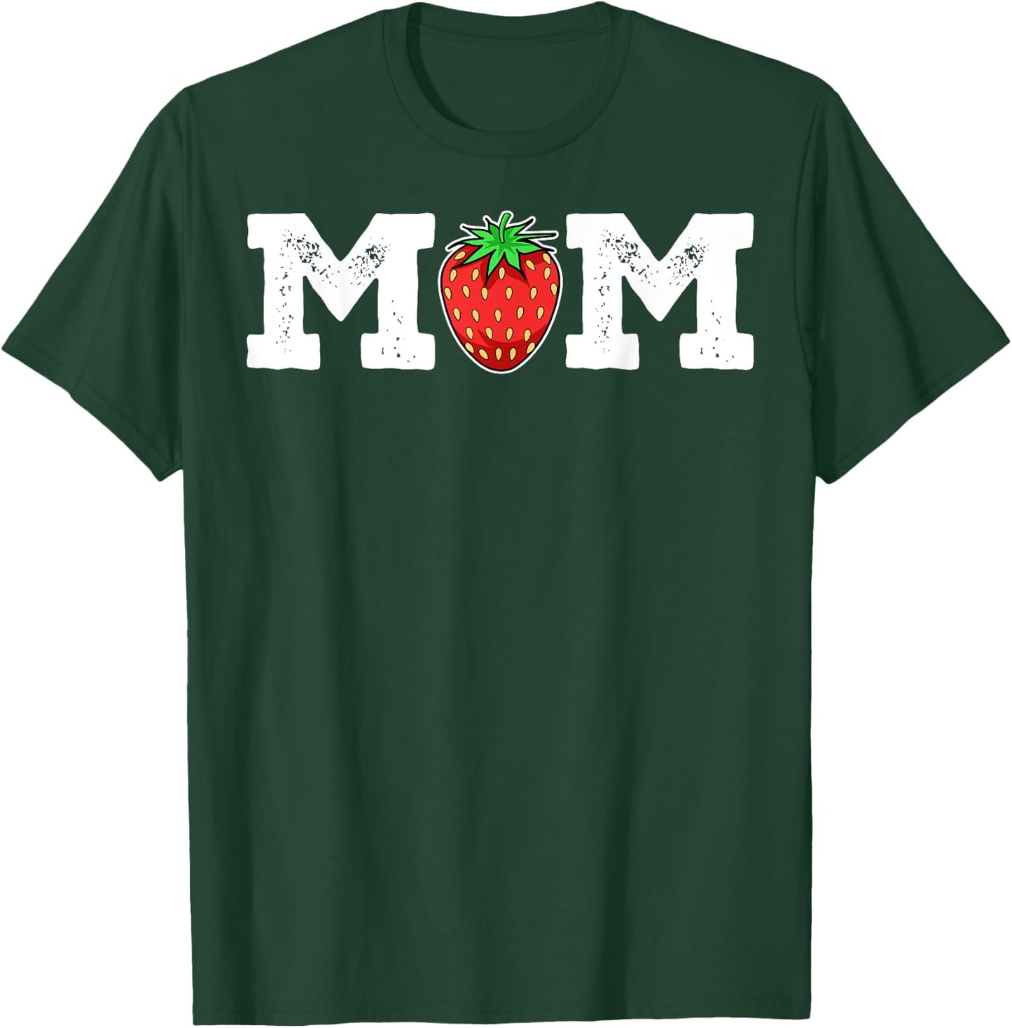 Strawberry Mom Fruit Lover Fruitarian Mother's Day Berry T-Shirt - T-Shirt | Forest