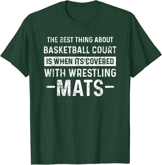 Wrestling Wrestler Wrestle Vintage T-Shirt - T-Shirt | Forest