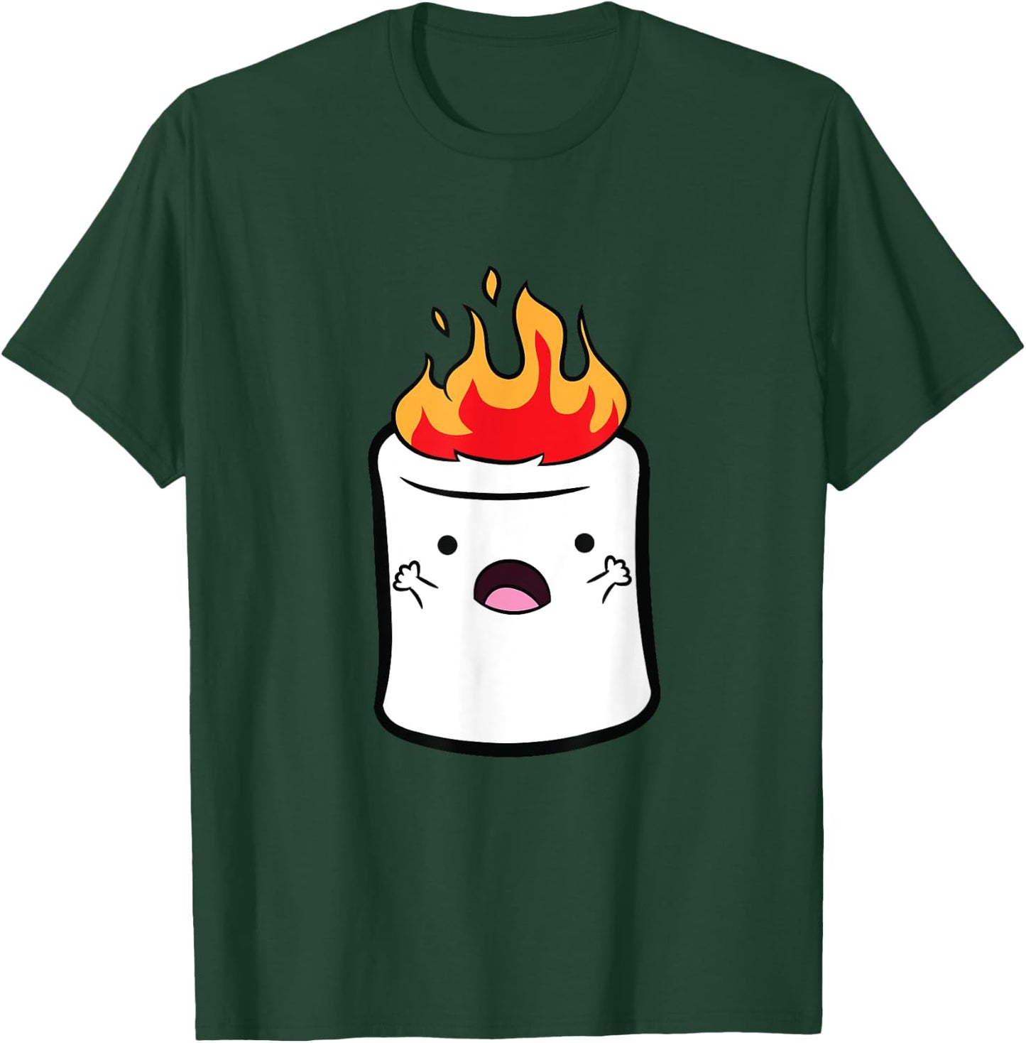 Smores S'mores Camping Marshmallow Halloween Marshmallows T-Shirt - T-Shirt | Forest